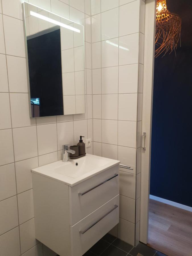 فيلا Modern Tiny House Op Rustig Watersportpark Elahuizen المظهر الخارجي الصورة